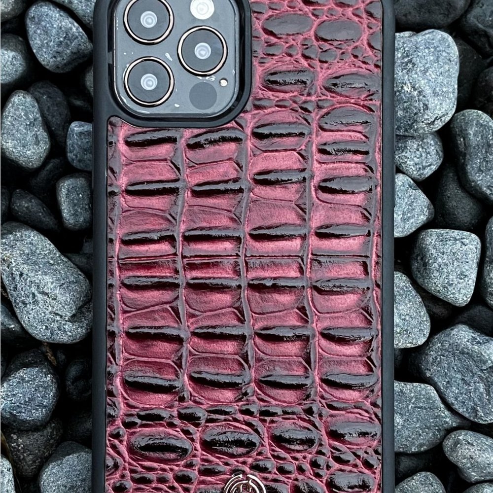 Leather iPhone 13 Pro Max, Custom Unisex Gift, Best Friend Gift - Picture 3 of 16